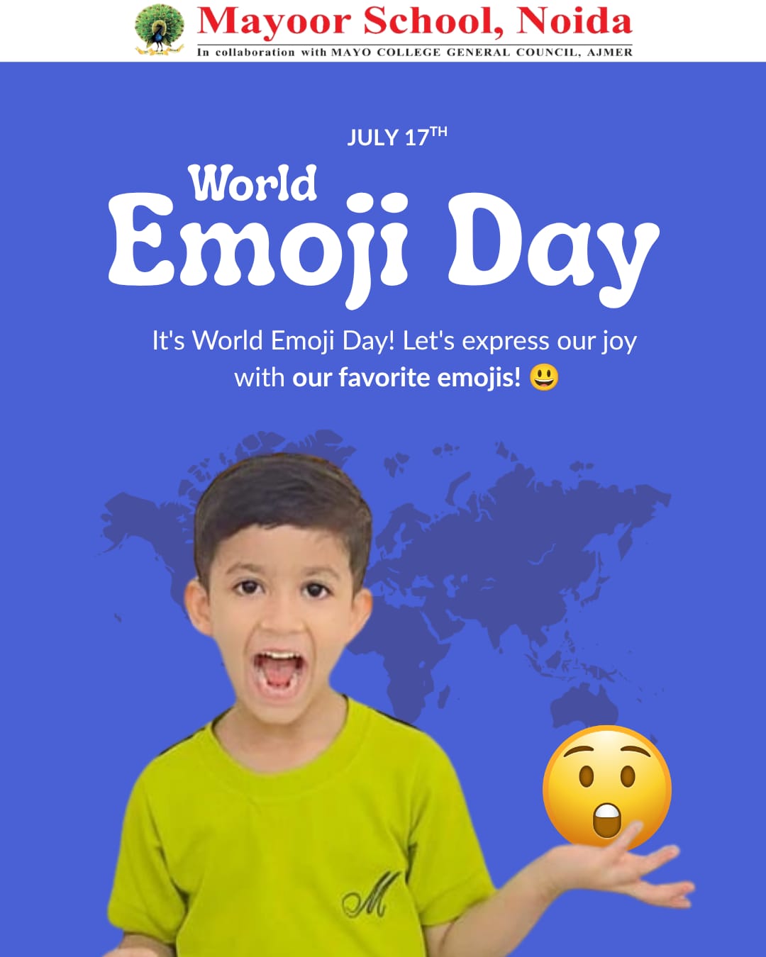 World Emoji Day at Mayoor School Noida! 